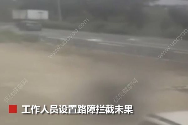 无牌轿车闯卡逃费，工作人员掷石头砸伤车内女童(2)
